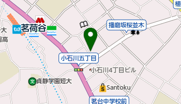 オリックスカーシェア 茗荷谷駅小石川5丁目の地図画像