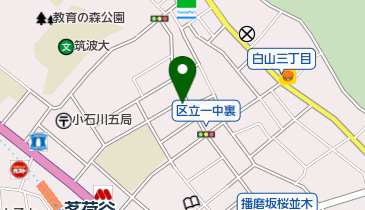 オリックスカーシェア 茗荷谷駅小石川5丁目Bの地図画像