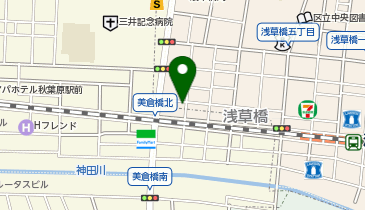 オリックスカーシェア 浅草橋駅西口の地図画像