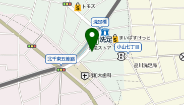 オリックスカーシェア 洗足駅前の地図画像