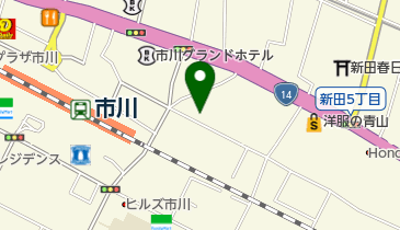 オリックスカーシェア 市川駅北口の地図画像