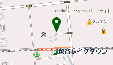 オリックスカーシェア 越谷レイクタウン駅前の地図画像