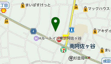 オリックスカーシェア 南阿佐ヶ谷駅前の地図画像