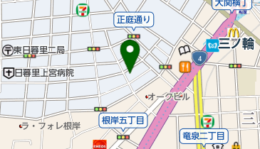 オリックスカーシェア 東日暮里1丁目の地図画像