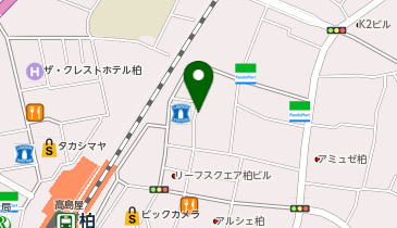 オリックスカーシェア 柏4丁目Bの地図画像