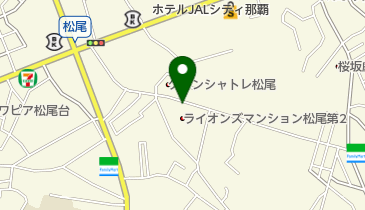 オリックスカーシェア 【閉鎖済】那覇市松尾2丁目の地図画像