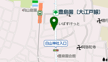 オリックスカーシェア 豊島園駅前の地図画像