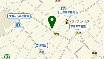 オリックスカーシェア 赤塚3丁目Bの地図画像