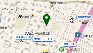 オリックスカーシェア 浅草橋2丁目の地図画像