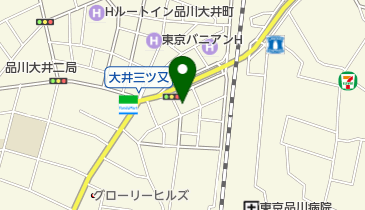 オリックスカーシェア 大井4丁目の地図画像