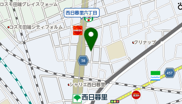 オリックスカーシェア 西日暮里駅東口の地図画像
