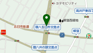 オリックスカーシェア 高井戸北陸橋の地図画像