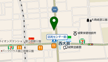 オリックスカーシェア 西大島駅A2出口前の地図画像