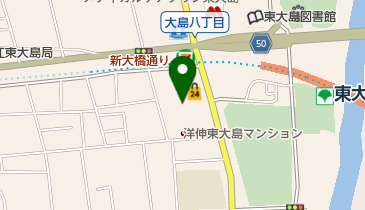 オリックスカーシェア 東大島駅大島口前の地図画像