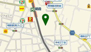 オリックスカーシェア 朝霞駅東口(UR)の地図画像