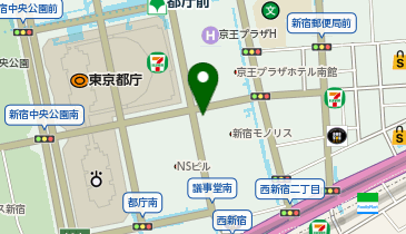 オリックスカーシェア 公社西新宿第四駐車場の地図画像