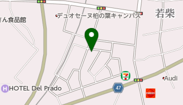 オリックスカーシェア 柏の葉キャンパス駅南の地図画像