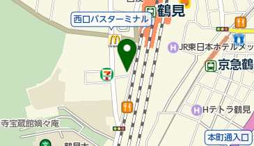 オリックスカーシェア NPC鶴見の地図画像