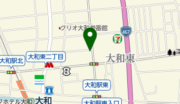 オリックスカーシェア 大和東3丁目の地図画像