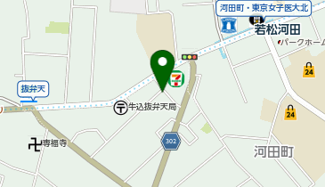 オリックスカーシェア 若松河田駅河田口Aの地図画像