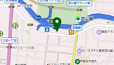 オリックスカーシェア 芝公園駅A2口の地図画像