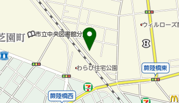 オリックスカーシェア 蕨駅北の地図画像