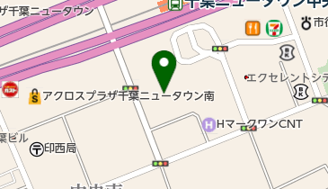 オリックスカーシェア 千葉ニュータウン中央駅前の地図画像