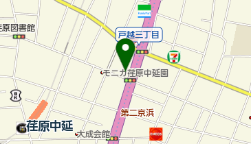オリックスカーシェア 荏原中延駅東の地図画像