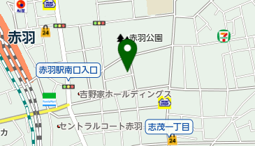 オリックスカーシェア 赤羽南1丁目の地図画像