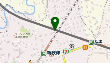 オリックスカーシェア 新秋津駅北の地図画像