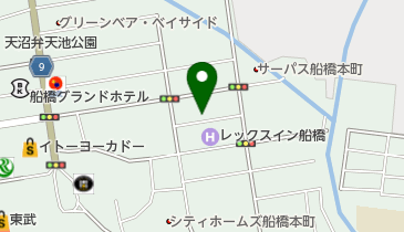 オリックスカーシェア 船橋駅北口本町6丁目Bの地図画像