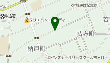 オリックスカーシェア 牛込神楽坂駅A2出口の地図画像