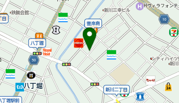 オリックスカーシェア NPC新川第2の地図画像