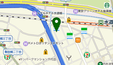 オリックスカーシェア NPC三崎町の地図画像