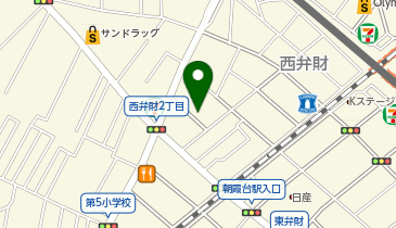 オリックスカーシェア 朝霞台駅南口Bの地図画像