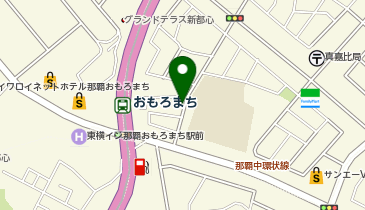 オリックスカーシェア おもろまち駅前の地図画像