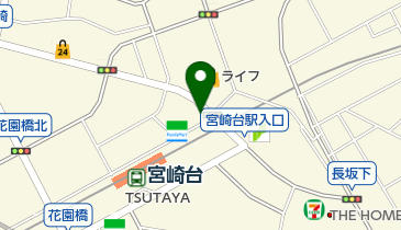 オリックスカーシェア 宮崎台駅北口の地図画像