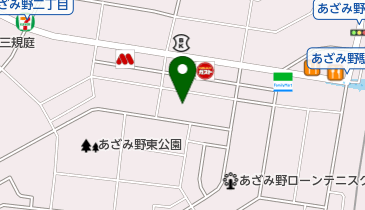 オリックスカーシェア あざみ野駅西口の地図画像