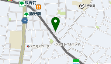 オリックスカーシェア 熊野前駅南口の地図画像