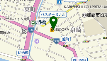 オリックスカーシェア NPCカフーナ旭橋Aの地図画像