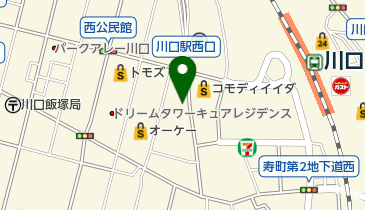 オリックスカーシェア 川口駅西口の地図画像