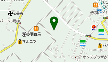 オリックスカーシェア 赤羽台1丁目B(UR)(R02地区屋上)の地図画像