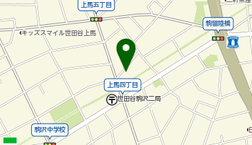 オリックスカーシェア 世田谷区上馬5丁目の地図画像