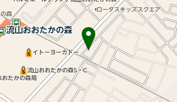 オリックスカーシェア 流山おおたかの森駅東口の地図画像