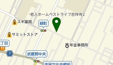 オリックスカーシェア 吉祥寺北町4丁目の地図画像