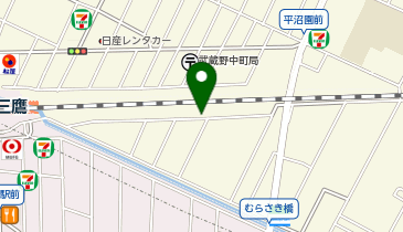 オリックスカーシェア 武蔵野市御殿山2丁目Bの地図画像