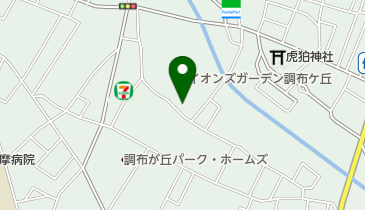 オリックスカーシェア ザ・調布テラス【入居者様限定ステーション】の地図画像