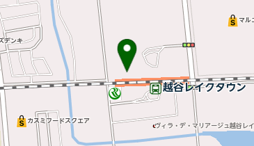 オリックスカーシェア Brillia越谷レイクタウン【入居者様限定ステーション】の地図画像