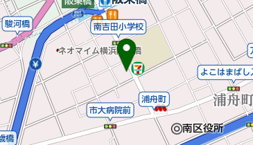 オリックスカーシェア 阪東橋駅4番出口の地図画像