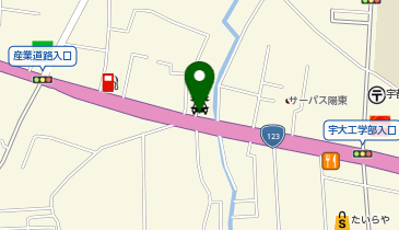 オリックスカーシェア 宇都宮市陽東1丁目の地図画像